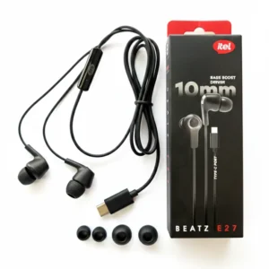 itel Beatz E27 Type-C Earphones with Box and Extra Eartips